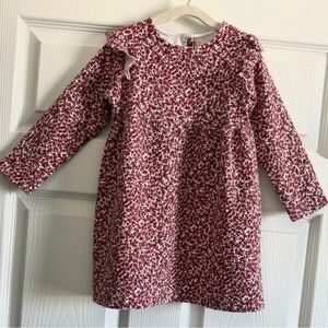 Zara Red Floral Kids Dress